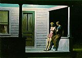 Evening Paintings - Summer Evening by Edward Hopper